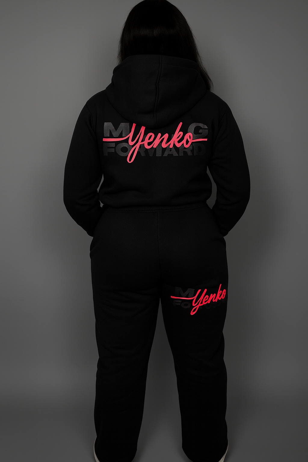 Motion Cropped Hoodie