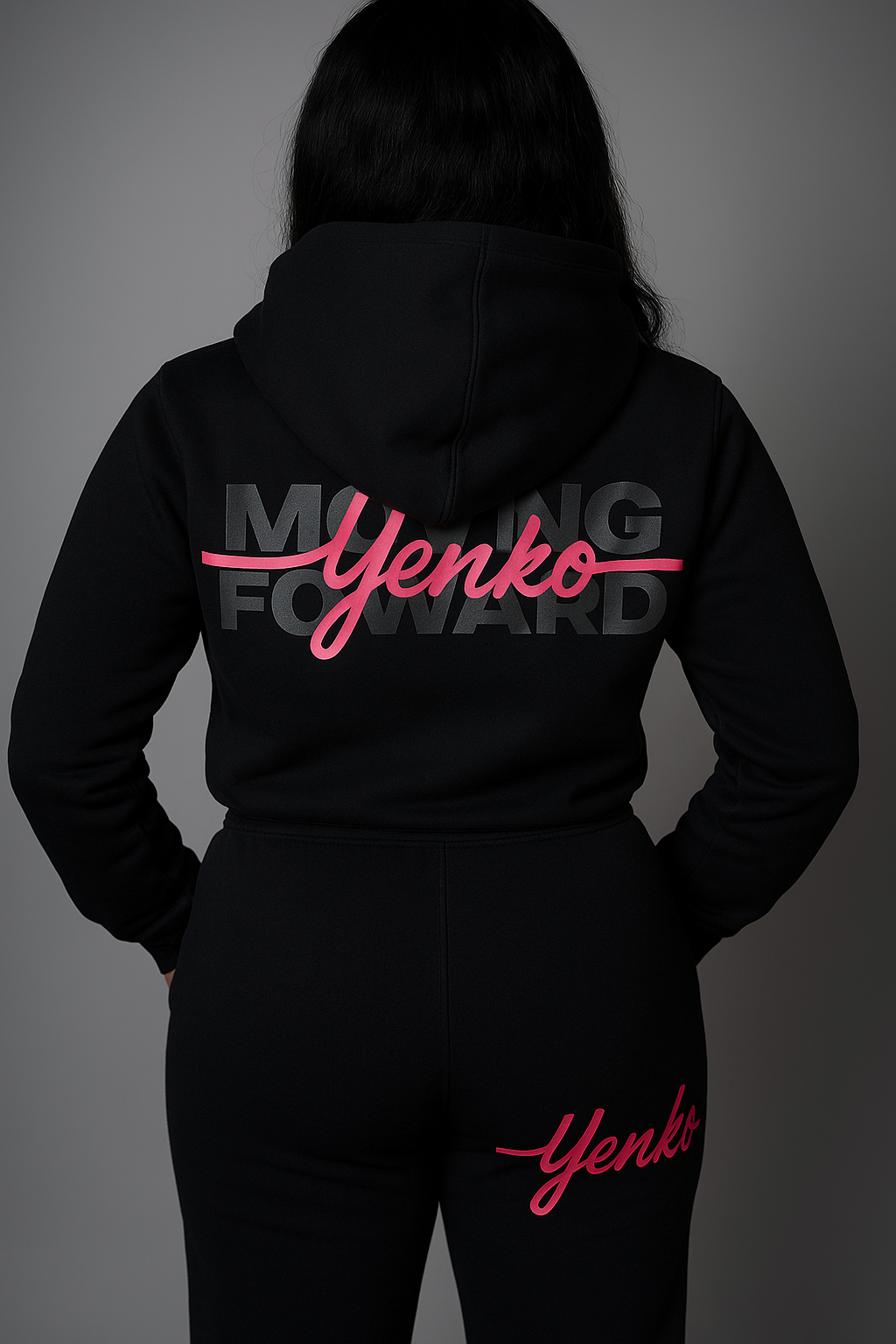 Motion Cropped Hoodie